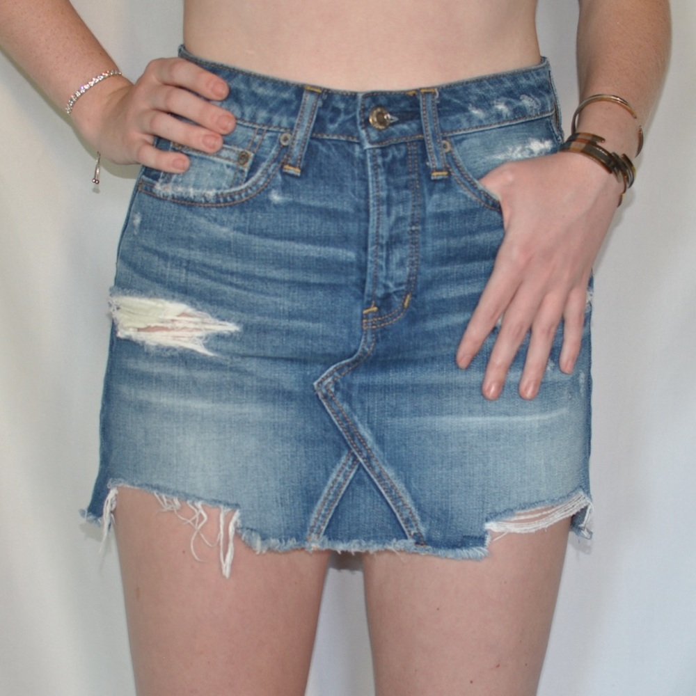 American Eagle Denim Mini Skirt